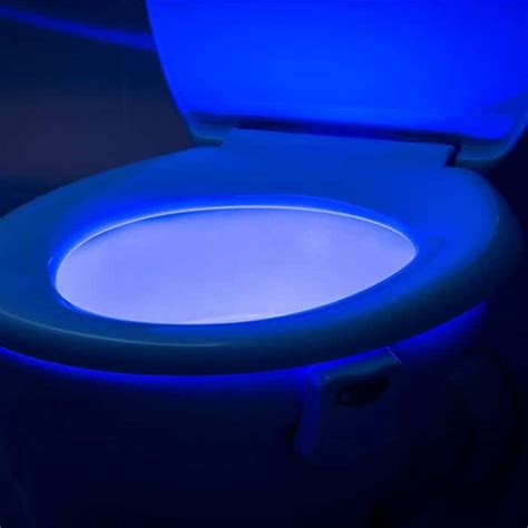 Lampe Led Pour La Cuvette Des Toilettes Avec Capteur De Mouvement