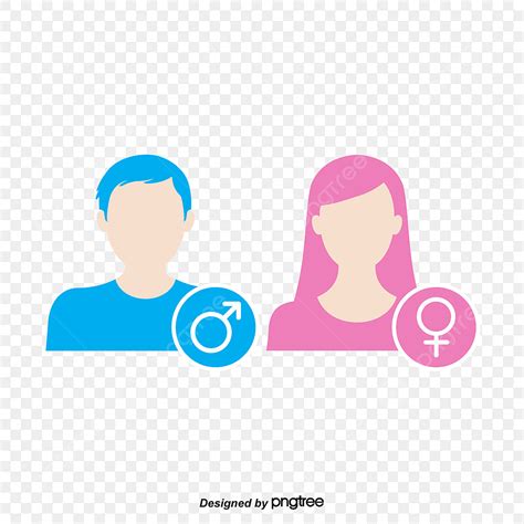 Gender Symbols Clipart Png Images Vector Gender Symbol Pink Girl Blue