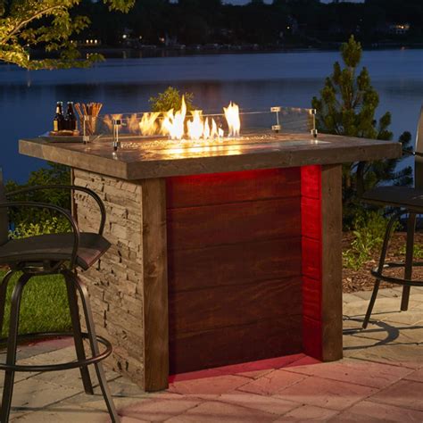 Rectangular Bar Height Patio Table - patioset.one