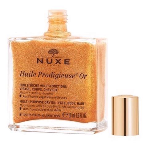 Nuxe Huile Prodigieuse Golden Shimmer Multi Usage Dry Oil Ml Shopee