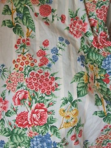 Pretty Vintage Floral Curtains