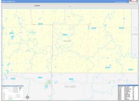 Divide County, ND Map Book - Basic