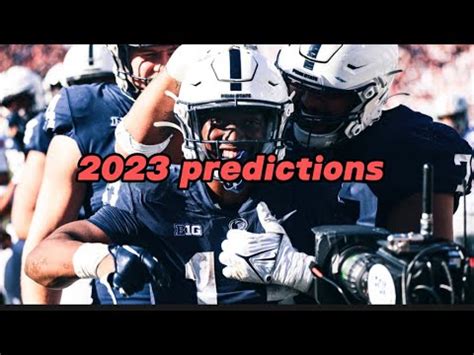 Penn State Football Season Predictions Youtube