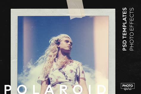 Polaroid Photo Effects And Overlays Design Cuts