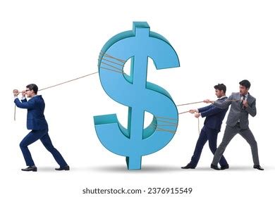 Business People Pulling Money Investor Concept Stock Photo 2376915549 ...