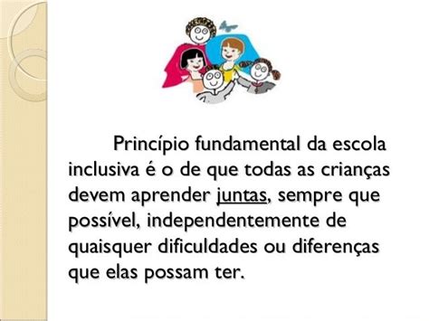 Princípios Da Educação Inclusiva