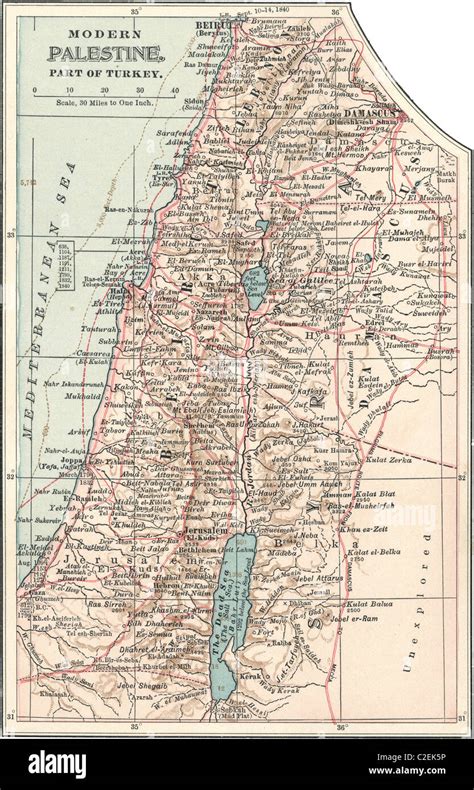 Israel Palestine Map Hi Res Stock Photography And Images Alamy