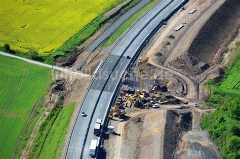 Lemnitz Aus Der Vogelperspektive Ausbau Arbeiten Und Baustellen An