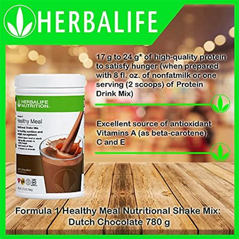 Buy Herbalife Quickstart Dutch Chocolate Kit Formula Nutritional