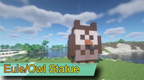 Wie Baut Man Eine Statue In Minecraft I Minecraft Statue Bauen I Eule