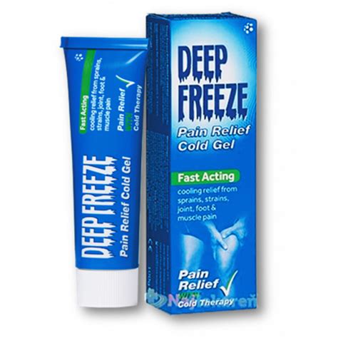 Deep Freeze Pain Relief Cold Gel Fast Acting With Cold Therapy 100 Gm