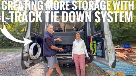 Creating More Storage With L Track Tie Down System For All Rvs Tour Of