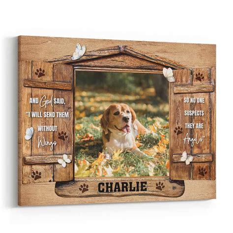 And God Said I Will Send Them Without Wings Memorial Canvas 365canvas