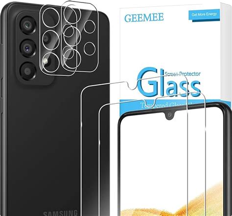 GEEMEE 2 2 Stück für Panzerglas für Samsung Galaxy A33 5G Panzer Schutz