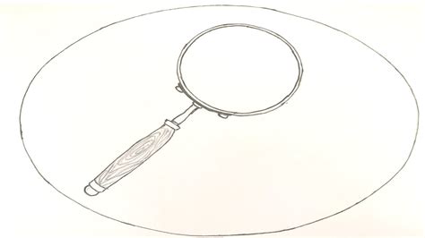 How To Draw A Magnifying Glass Step By Step YouTube