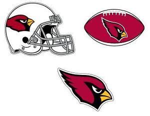 NFL Arizona Cardinals Sticker Decal Helmet Football New | eBay