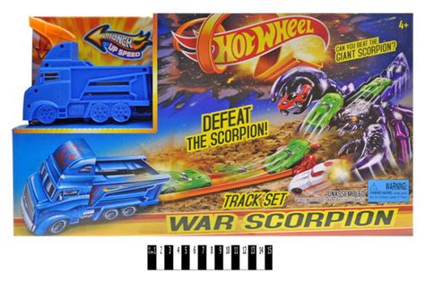 Купить Трек запуск HOT WHEEL Scorpion 1 машинка в коробці 3076 шт цена 1052 56 Prom
