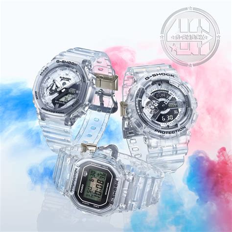 G SHOCK GA 114RX 7AER Casio G Shock 40th Anniversary Clear Remix