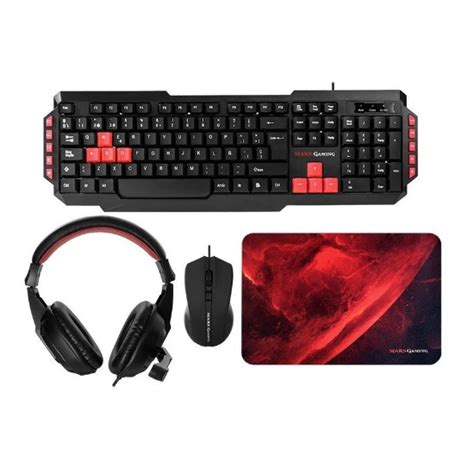 Conjunto Teclado Rato Tapete Auscultadores Zumiver