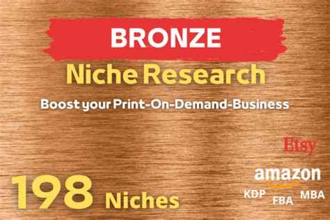 Bronze Niche Research And Keyword List Graphic By Digitalshandmade