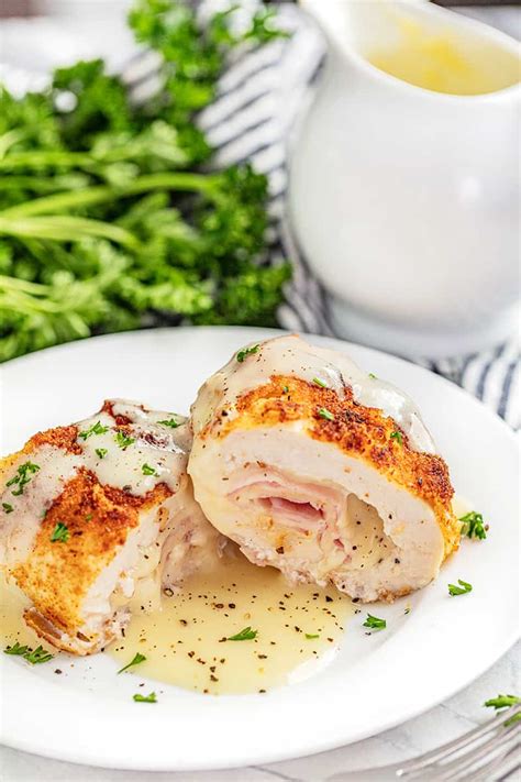 Classic Chicken Cordon Bleu Baked Or Fried The Stay At Home Chef