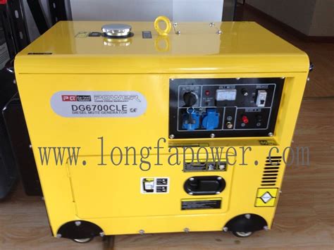 5kw 5000w Soundproof Diesel Engine Portable Generator China 5kva