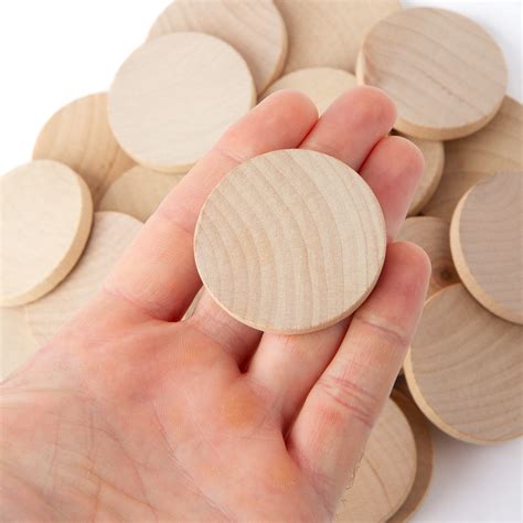 Unfinished Wood Round Discs All Wood Cutouts Wood Crafts Craft