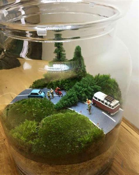 Пин на доске Diorama Миниатюрный сад Садовый контейнер Комнатные травы