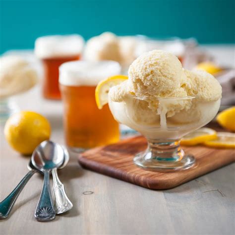 Lemon Shandy Beer Ice Cream Recipe Crate And Barrel