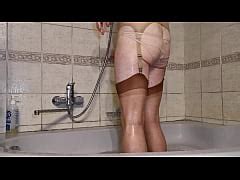 Quickie Self Satisfaction In Shower In Nude Lingerie Xxx Mobile Porno Videos Movies