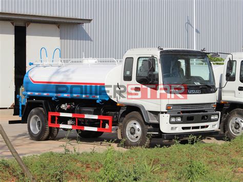 Hot Selling Isuzu Water Bowser Truck FTR 4x2 14000L Water Tank Trucks