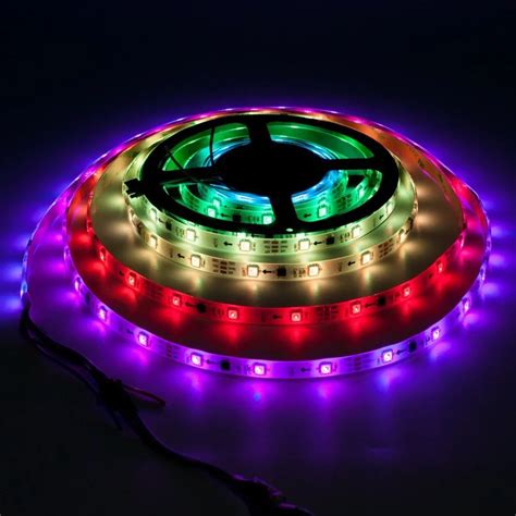 Dc V M Ws Led P Xel Tira De Luz Rgb A Todo Color Led Tira