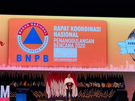 BNPB Indonesia On Twitter Beberapa Point Statement Presiden Jokowi