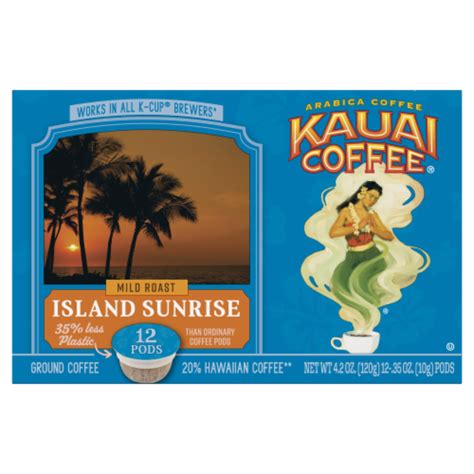 Kauai Coffee® Island Sunrise Mild Roast Coffee Pods, 12 pk / 0.35 oz - Kroger