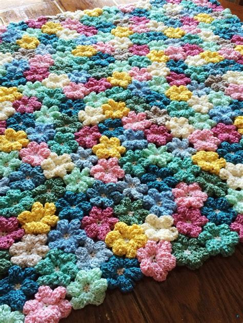 Floral baby blanket, Flower blanket, Floral baby