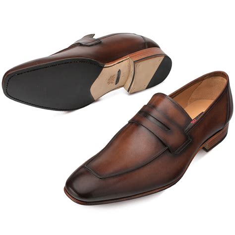 Mezlan Gerini Calfskin Loafers Cognac | MensDesignerShoe.com