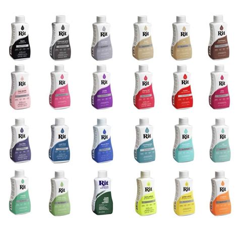 Rit All Purpose Liquid Fabric Dye (8oz) - (Colour List 1) | Shopee Singapore