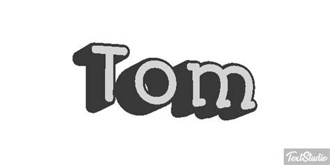 Tom Name Animated  Logo Designs