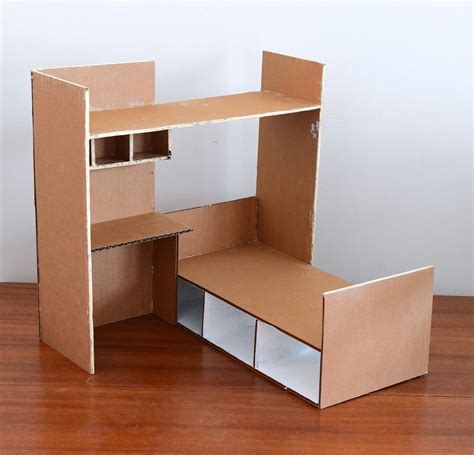 How To Make An Easy Cardboard Shelf Diy Artofit