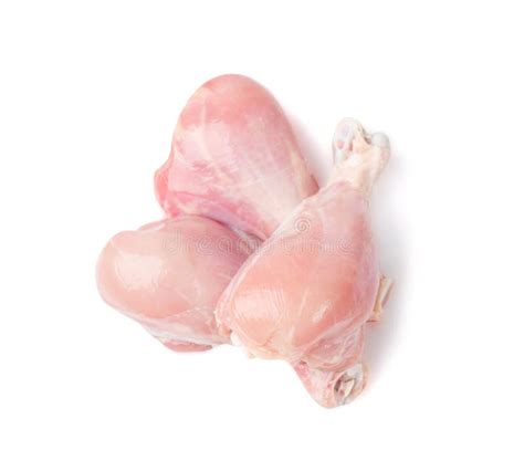 Raw Chicken Drumsticks Isolated Uncooked Poultry Legs Fresh Hen Meat