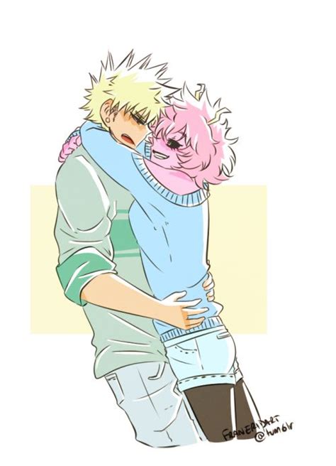 Mina Ashido X Katsuki Bakugou Hero Movie Hero Boku No Hero Academia