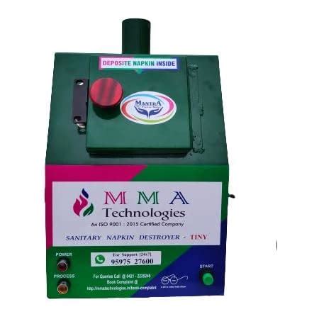 Mantra Brand Sanitary Napkin Incinerator Machine Tiny Model Sanitary