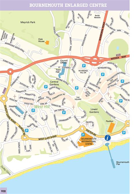 bournemouth street index map   map company