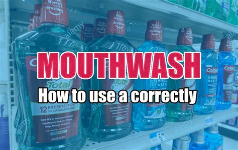 Mouthwash How To Use A Correctly Odontofarma