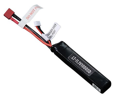 Lancer Tactical 111v 1000mah 15c Stick Lipo Battery Deans Connector