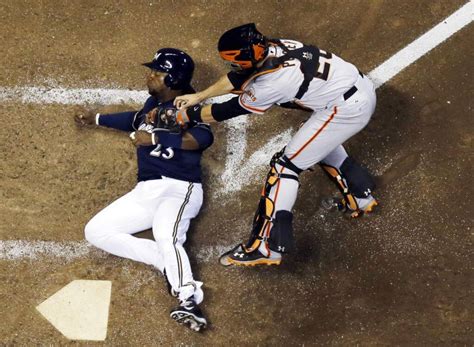 Michael Morse Pablo Sandoval Power Giants Past Brewers 7 4 W Video