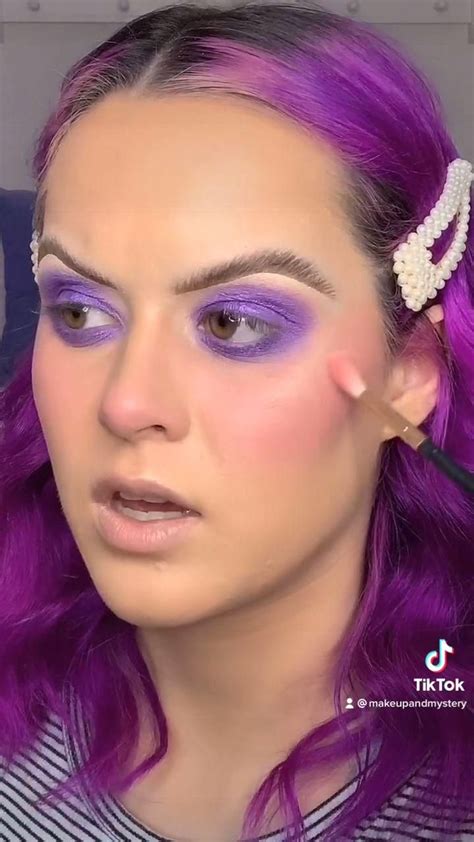 Simple Purple Makeup Look Makeupandmystery On Ig Video Eyeshadow