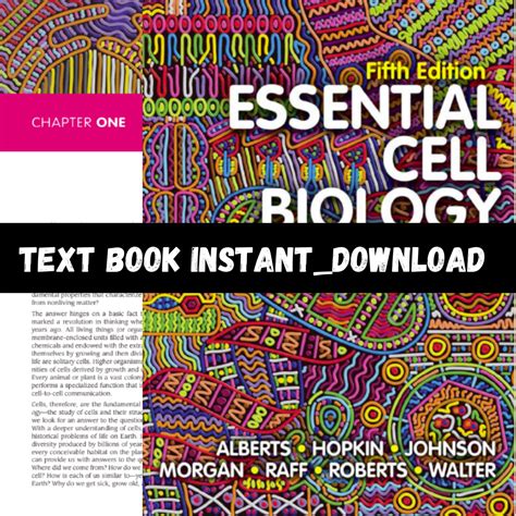 Textbook For Essential Cell Biology Fifth Edition Pdf Inst Inspire