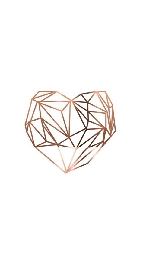 Golden Hearts Iphone Fondos De Pantalla Tumblr Iphone Geometric