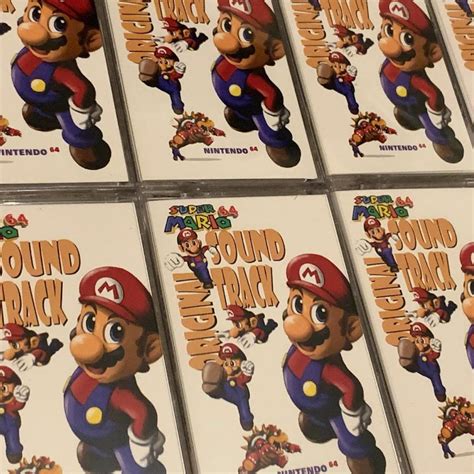 Super Mario 64 Soundtrack on Cassette Professionally... - Depop